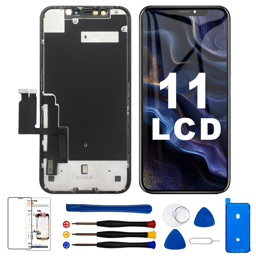 For iPhone 11 LCD Display Touch Screen Replacement Digitizer Assembly AA Quality