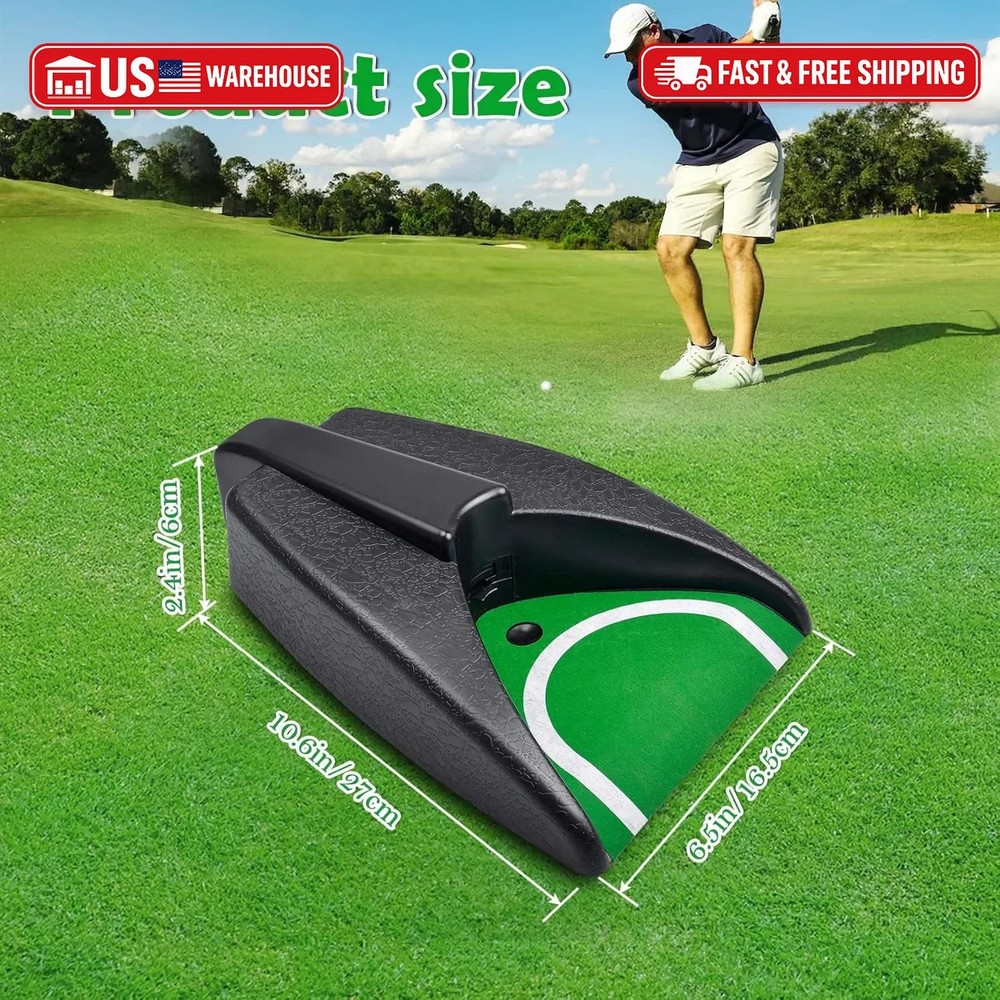 Automatic Putting Machine - Auto Returning Golf Cup Training Aid for Indoor/Outd