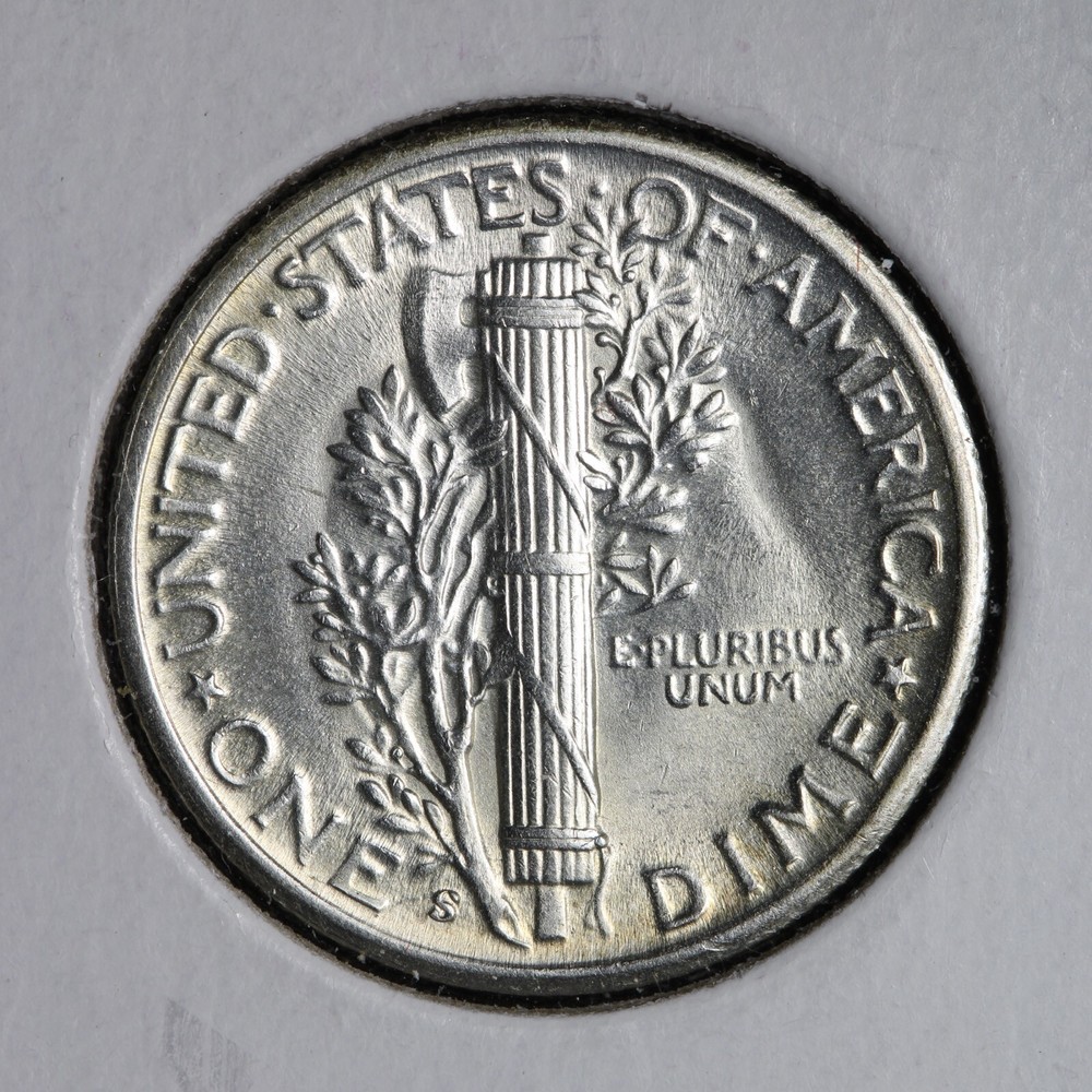 1945-S Mercury Silver Dime E323 WXL