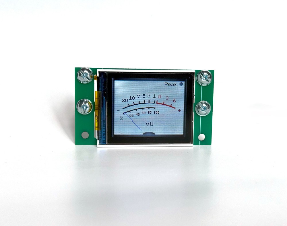 Signal level indicator - LCD display (voltmeter, S-meter, VU-meter) M368 Module