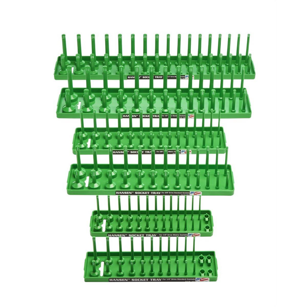 Hansen 92001 Hansen Global Socket Tray Six Pack, Green
