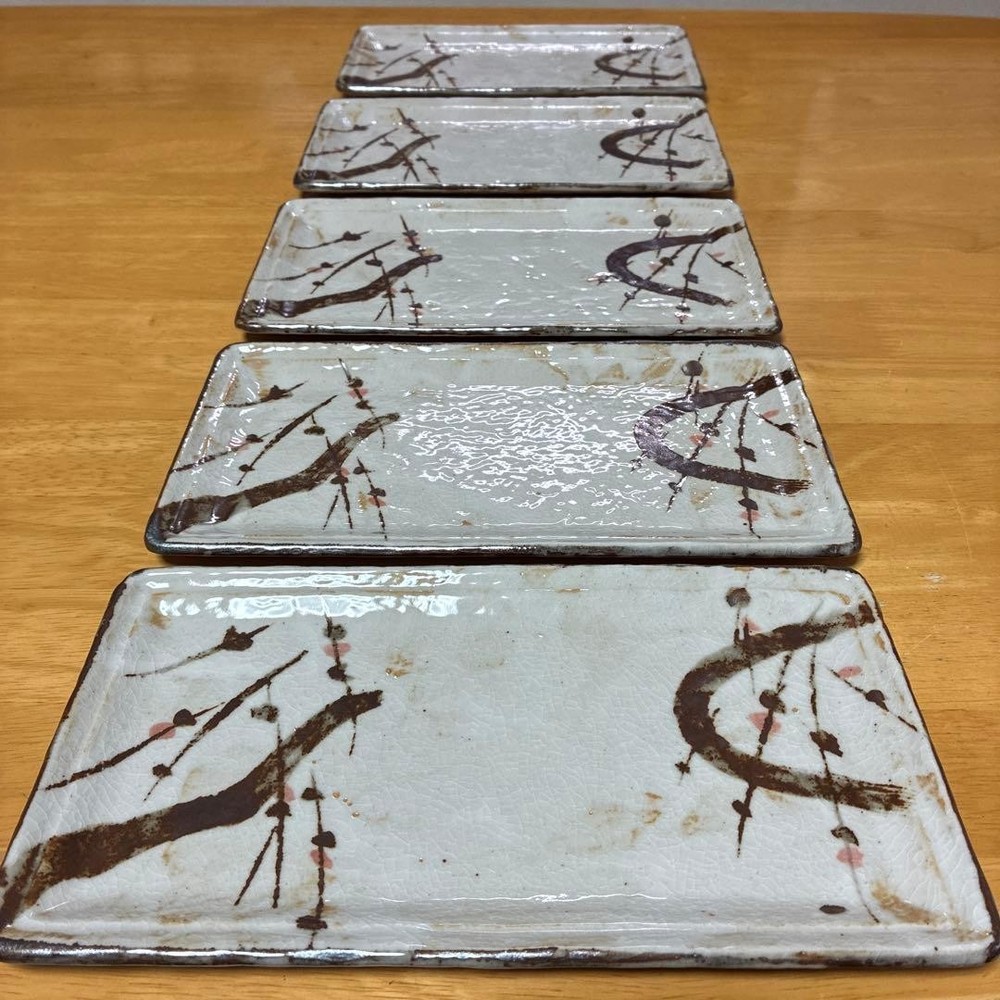 Tachikichi Square Plate 25cm 5 Set