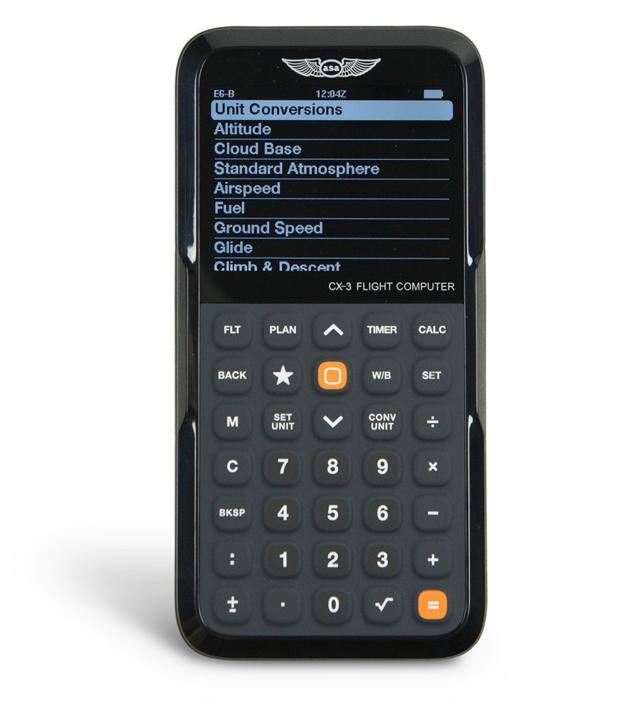 New ASA CX-3 Electronic E6-B Flight Computer