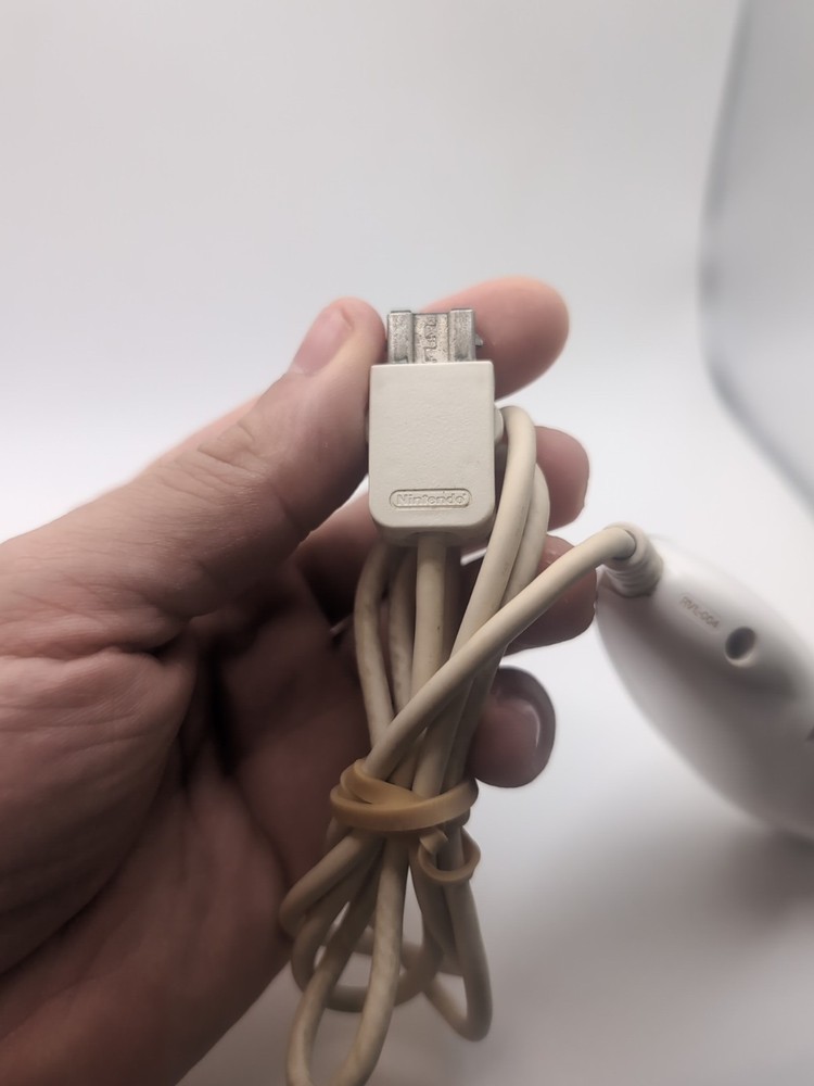 OEM Nintendo Wii White Nunchuck Controller Tested Working