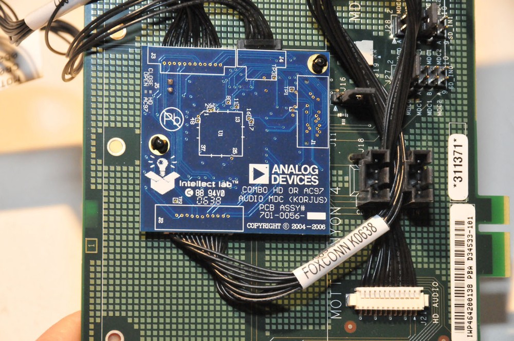 Mott Canyon 4 Audio Development Board with Paddle card D34533-101