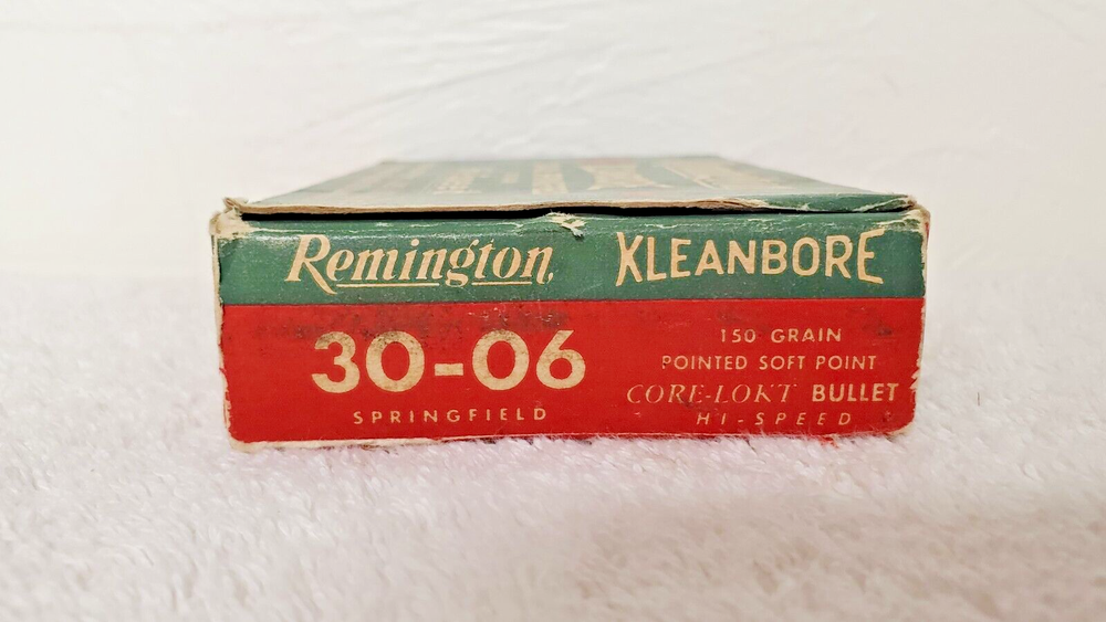 RARE Vintage Remington Kleanbore 30-06 Springfield Empty Ammo Box w/Insert ONLY