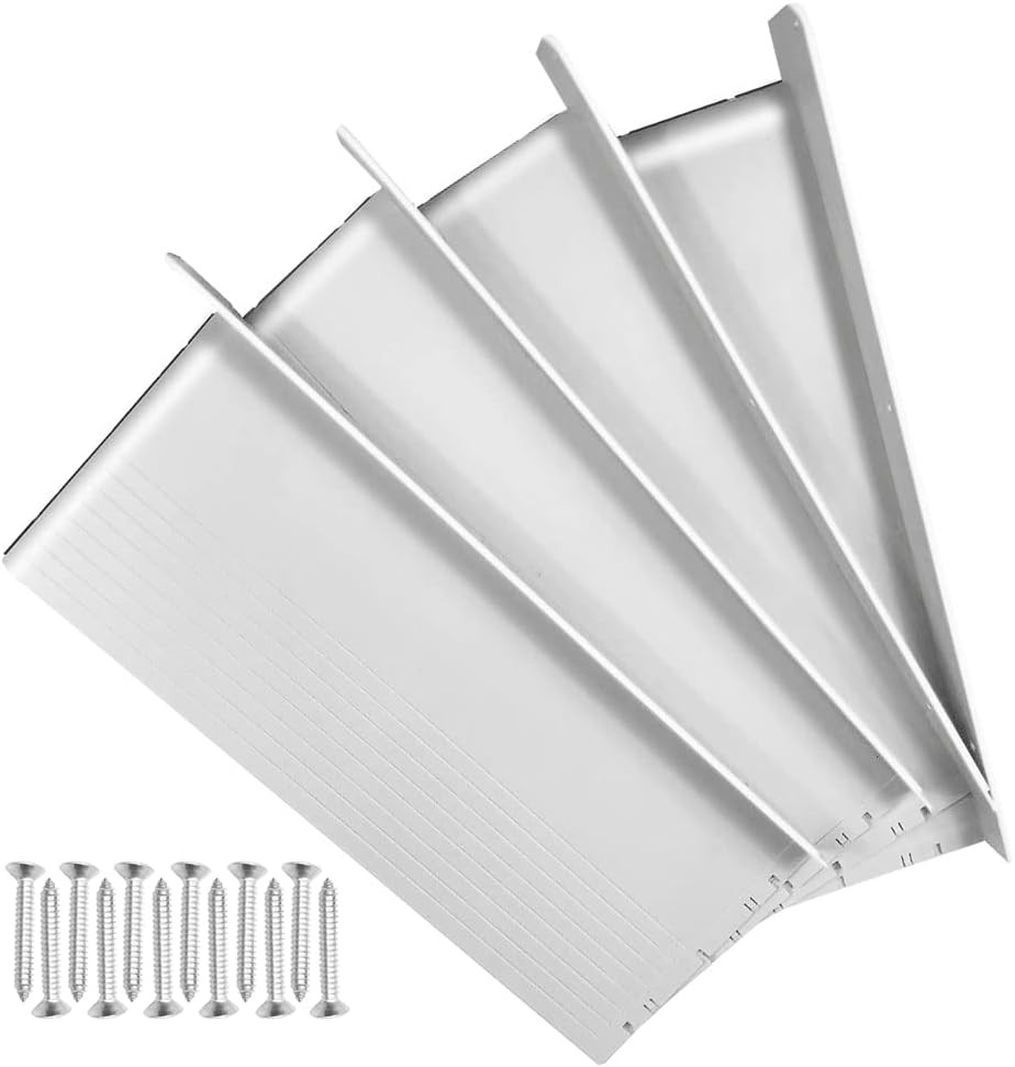 Deep Radius Vent Garnish Replacement - 5.5" Vertical Leg, ABS Material
