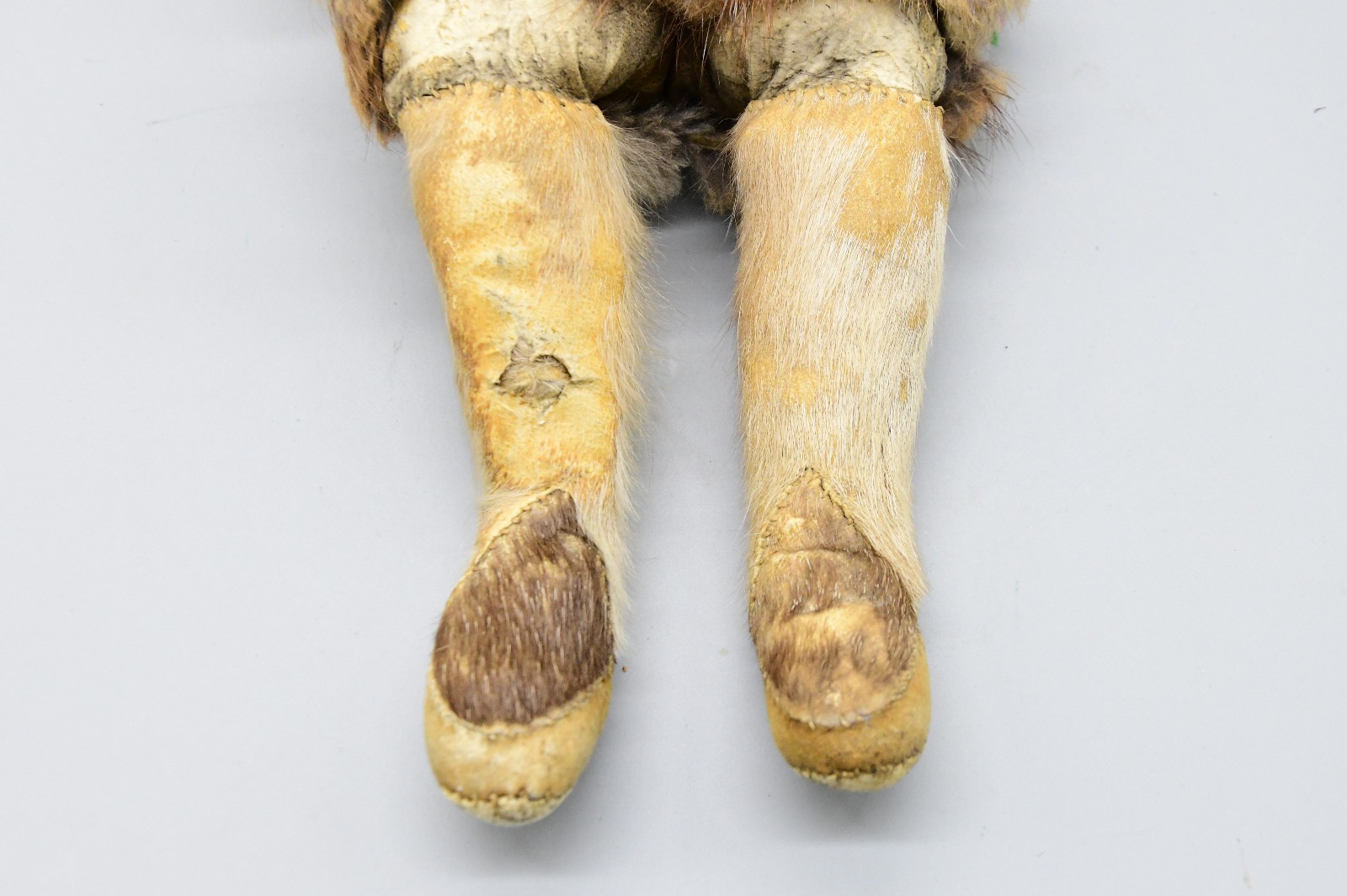 Inuit Fur Coated Antique Doll 19th Century