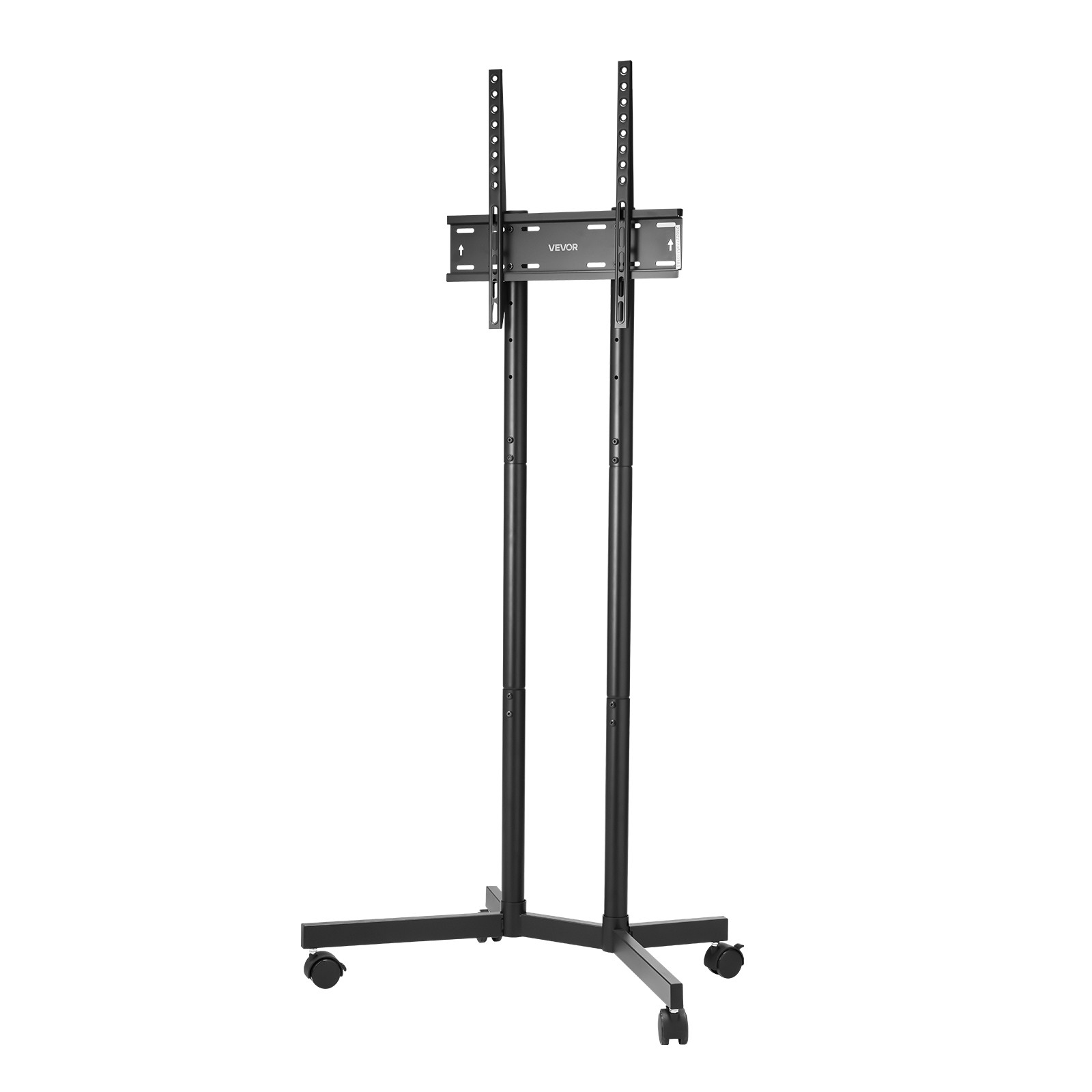 Rolling TV Stand Mobile TV Cart Holds Up to 88 lbs for 32-65 Inch Screens