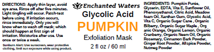 15% Glycolic Acid Peel Pumpkin Enzyme Facial Face Mask AHA + 7.75 inch Fan Brush