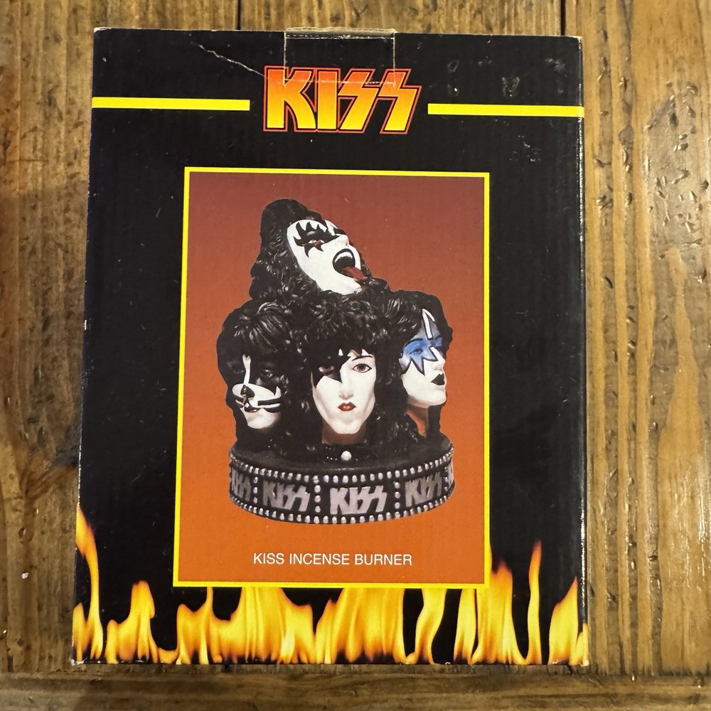 KISS Incense Burner 1998 Signatures Superstars KISS Army Depot NIB Vintage