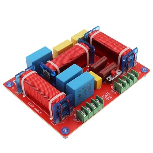 3 Way Crossover, 400W Adjustable 4-8 Ohm 3 Way One High & Two Low Frequency