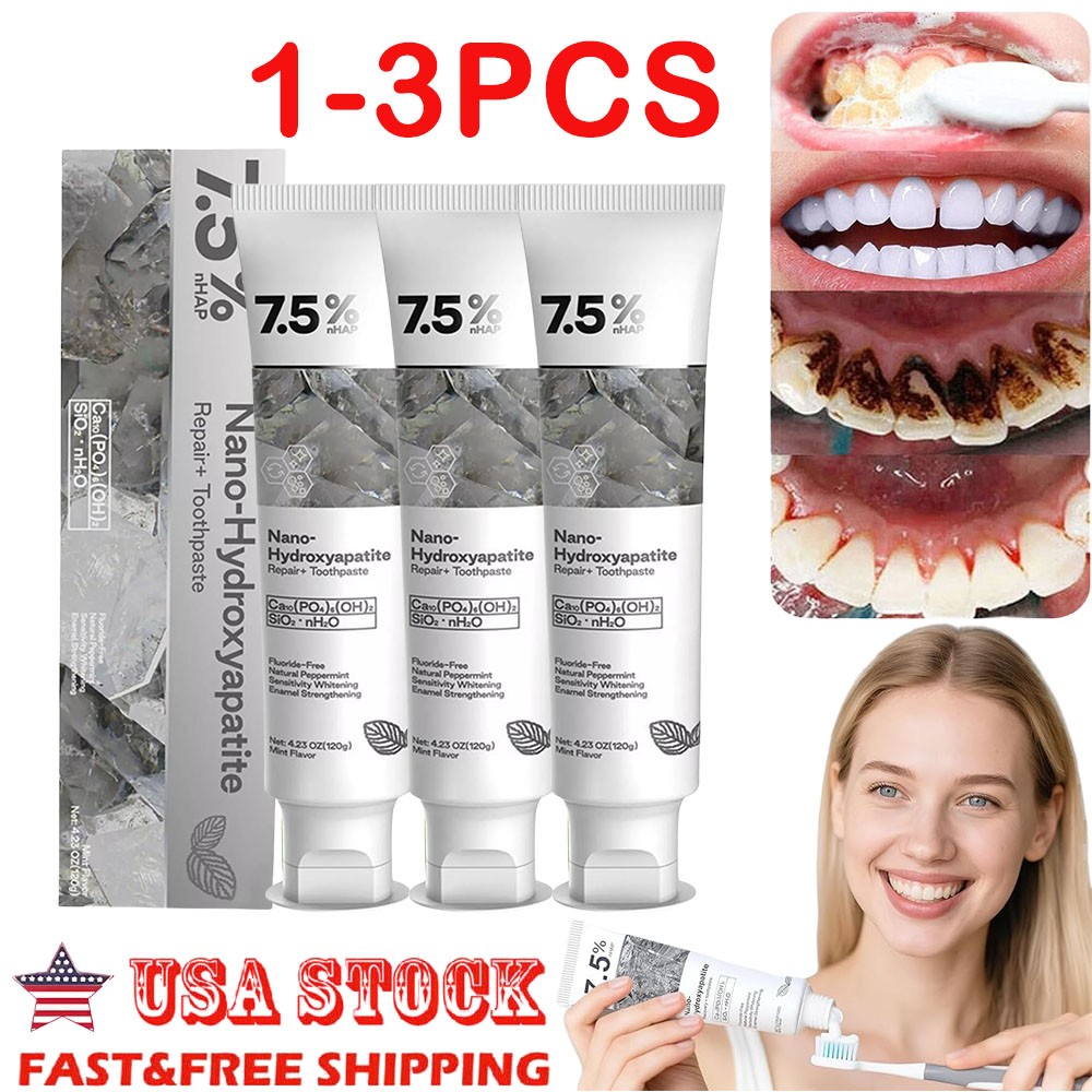 7.5% Hap Nano-Hydroxyapatite Toothpaste Remove Deep Clean For Sensitive Teeth