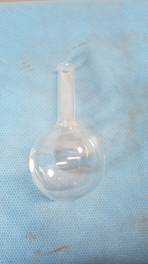 PYREX Boiling Flask, 500 mL, Long Neck, Round Bottom, Tooled Mouth