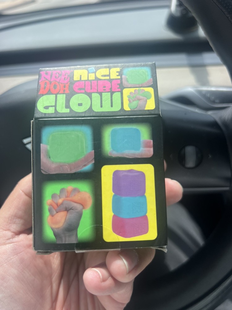 GREEN NEEDOH GLOW NICE CUBE! NEW! SUPER SOLID SQUISH!