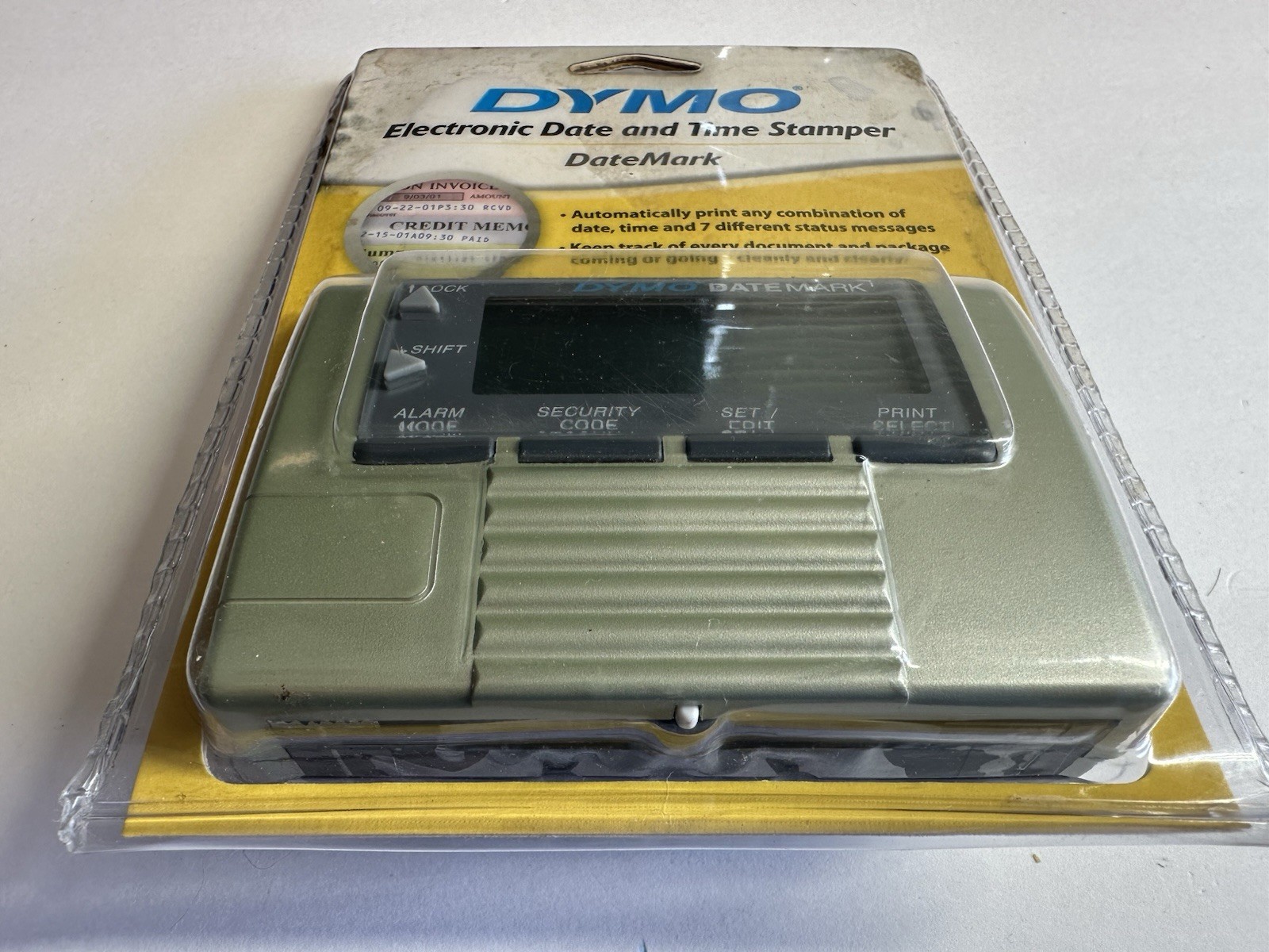 DYMO DateMark Electronic Date and Time Stamper New Sealed Read Description!