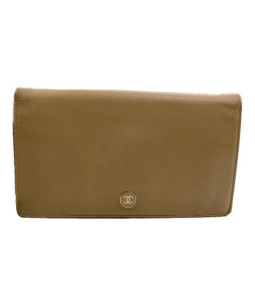 Coco mark button long wallet