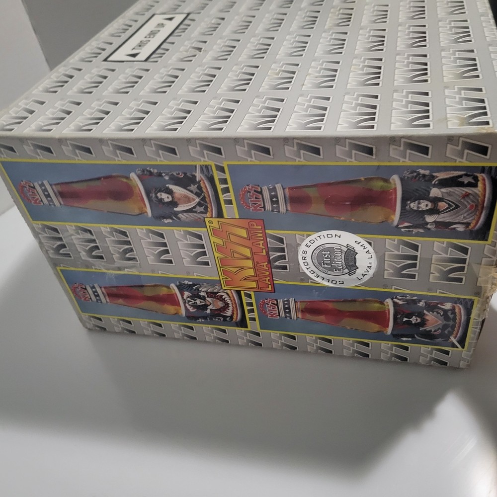 KISS Lava Lamp - 1999 Vintage Rock Band Rare Limited Edition Spencers