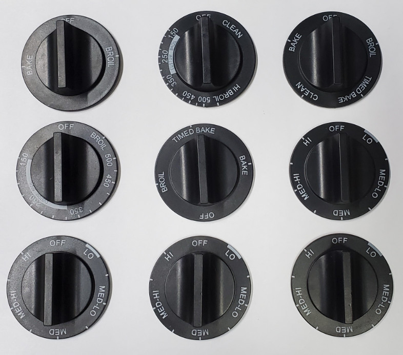 814362 for Whirlpool Electric Range Burner Oven Knobs AP3139541 PS389194