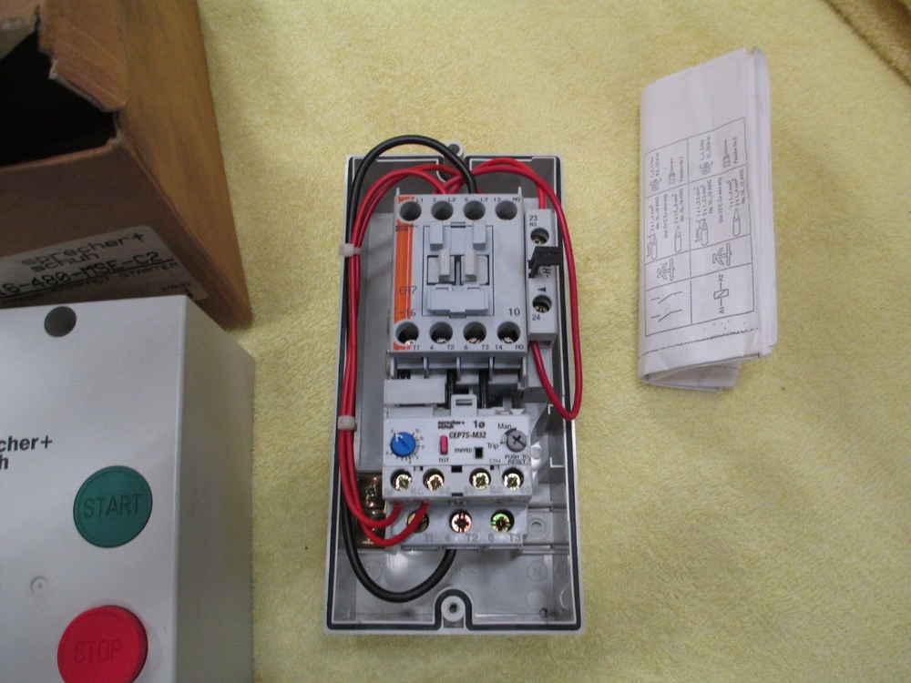 Sprecher + Schuh CBK7-16-480, Single Phase Compact Starter, WS