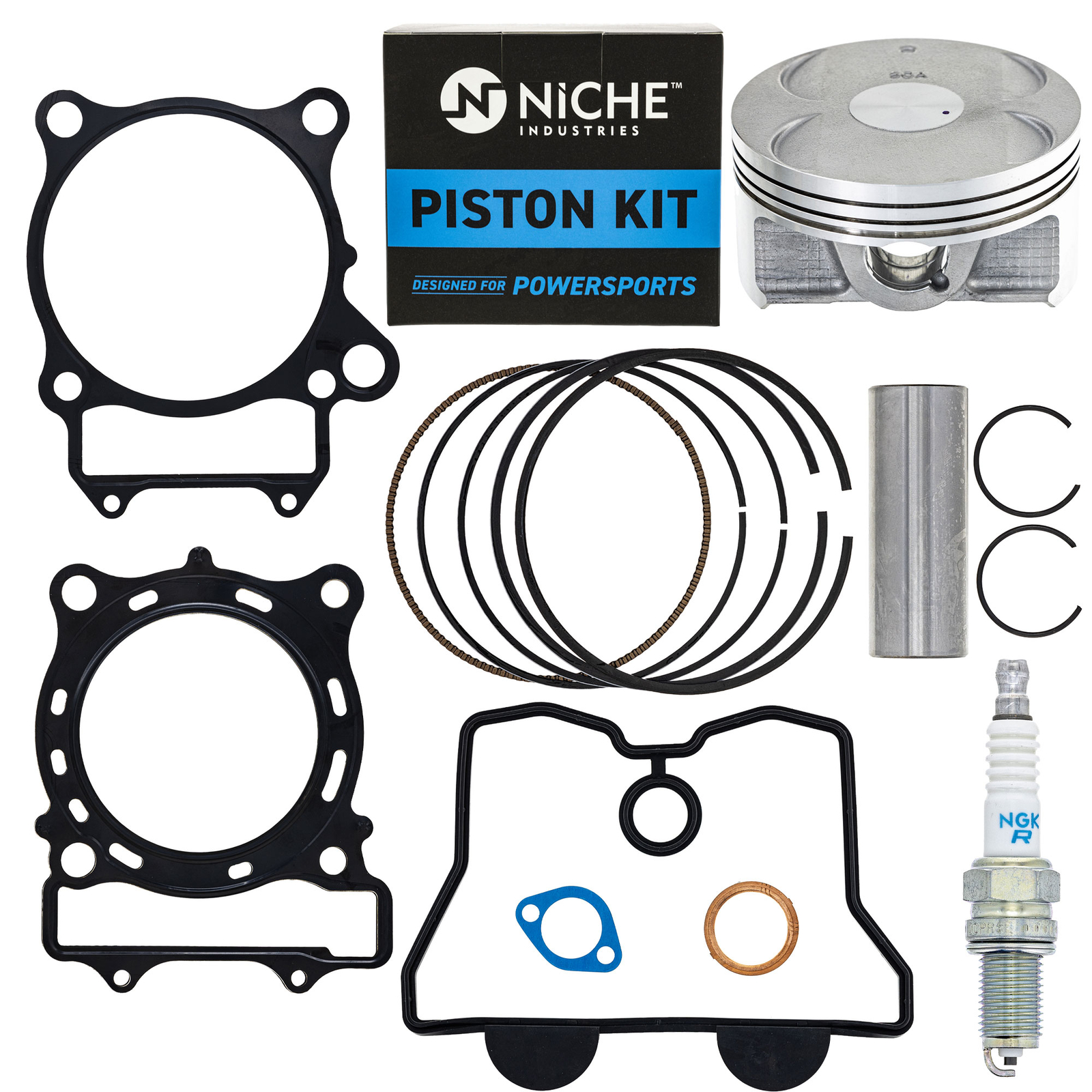 NICHE Piston Gasket Kit Polaris Predator 500 2003-2004 3089519 3087948 (99mm)