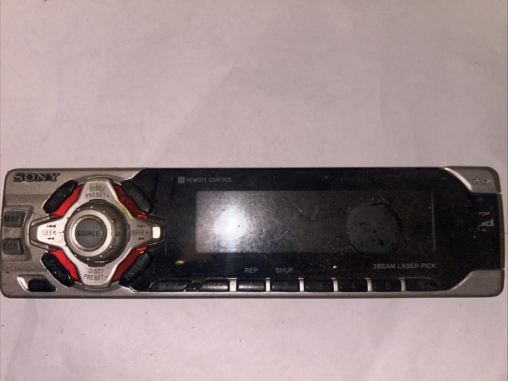 sony cdx-CA650X Faceplate Only