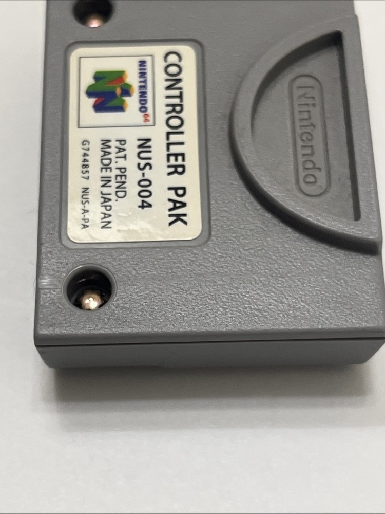 OEM Nintendo 64 Controller Pak Memory Card NUS-004 – Tested Working
