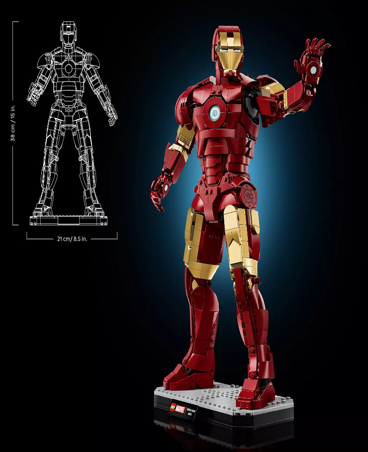 [ BIG SALE ] LEGO Iron Man Mark 3 Display Set 76344