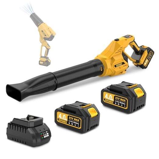 Cordless Leaf Blower 700CFM - Lightweight Handhold Brushless Battery Powered