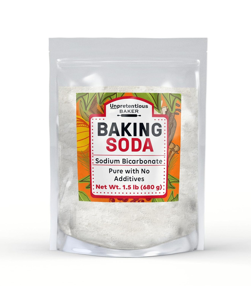 Baking Soda, 1.5 Lb, Pure Sodium Bicarbonate