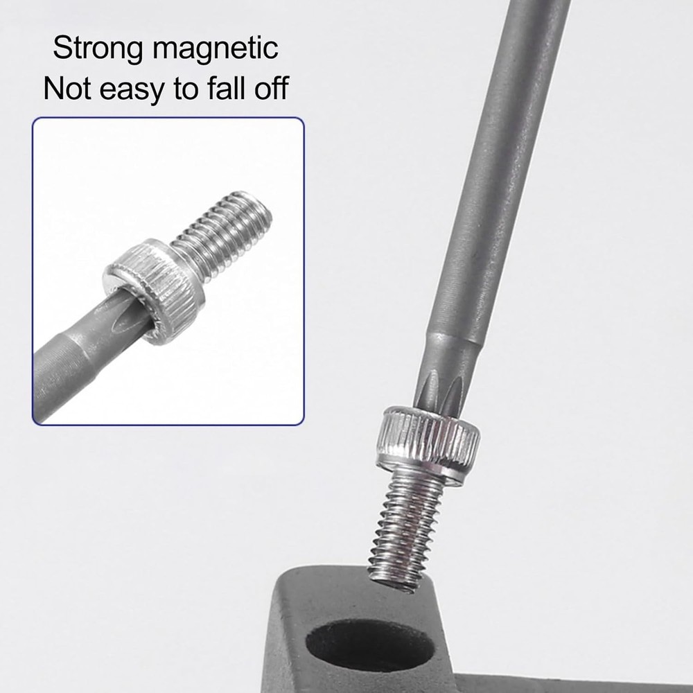 11X Torx Star Head Hex Shank Screwdriver Drill Bit Tool Set Driver Large Torque