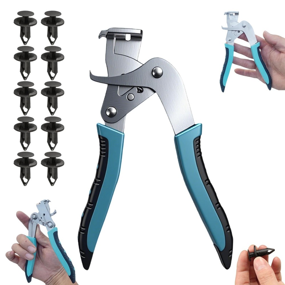 Car Clip Pliers and Disassembly Tools, 6.5 inches Efficient Multi-Functional ...