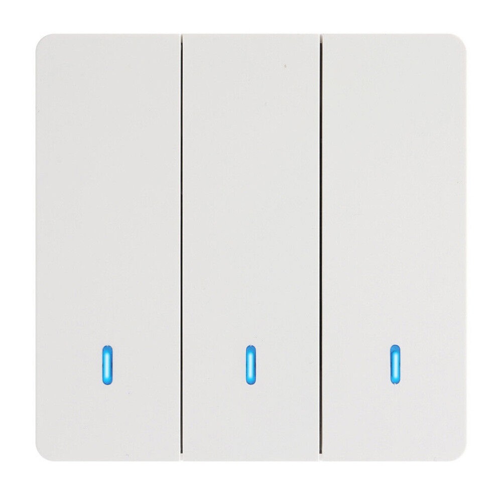 Smart Switch Light Wireless RF-433Mhz Wall Panel Switch Remote-Control Receiver