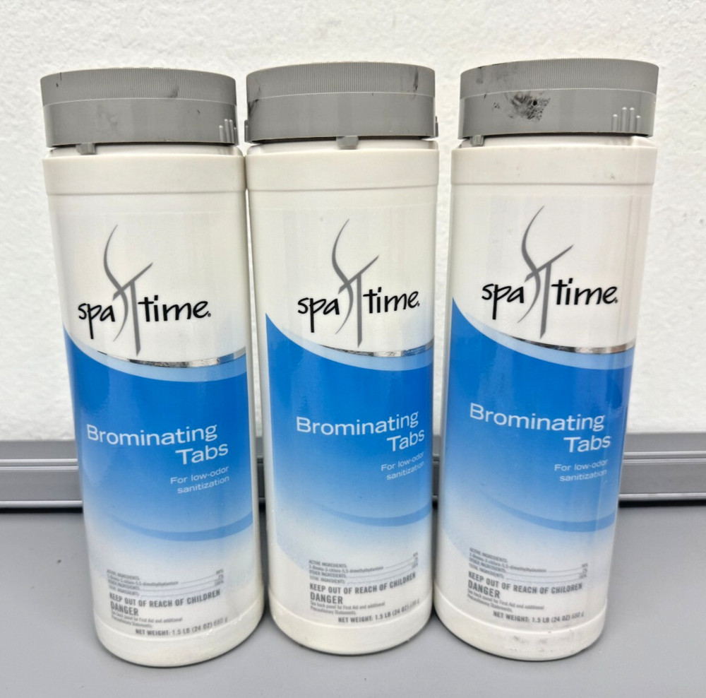 Spa Time Tabs Low Odor Sanitization - 1.5 lb each - 3 PACK
