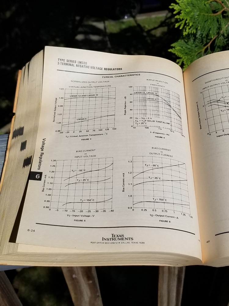 VINTAGE TEXAS INSTRUMENTS BOOK DATA ELECTRONIC MANUAL LINEAR CIRCUITS DATA 1984