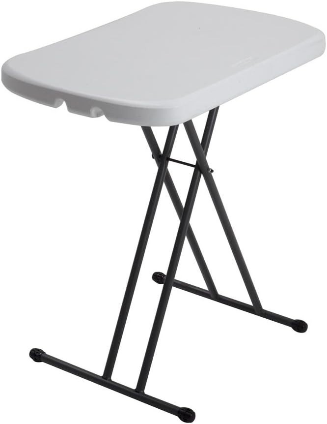 Multi-Functional 26-Inch Adjustable Folding Table - Perfect for TV & Crafts