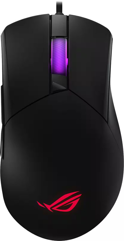ASUS - ROG Gladius III Core Lightweight Optical Ergonomic Gaming Mouse - Wire...