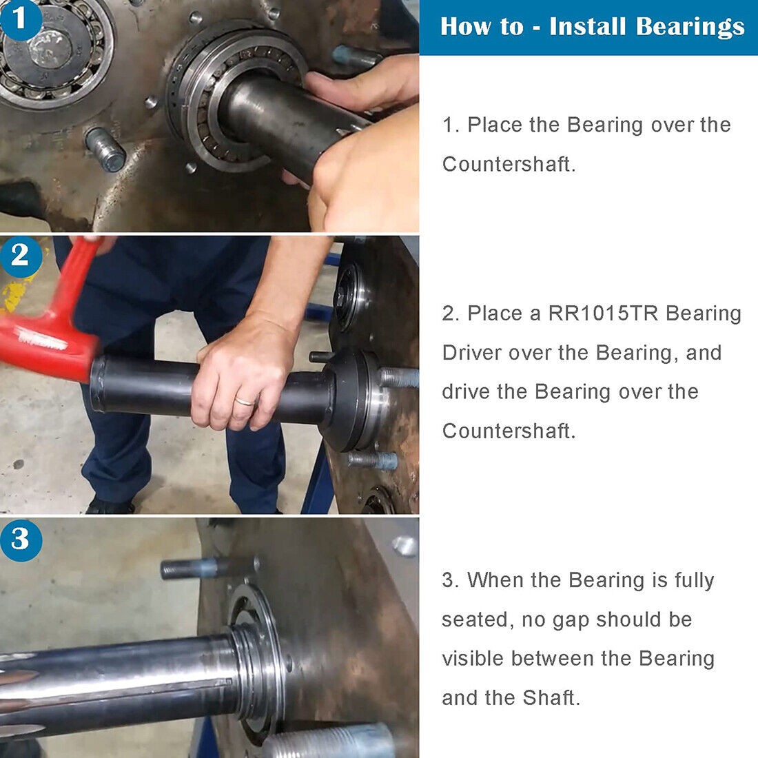 Eaton Fuller FR Transmission Countershaft Bearing Driver Installer Tool RR1015TR