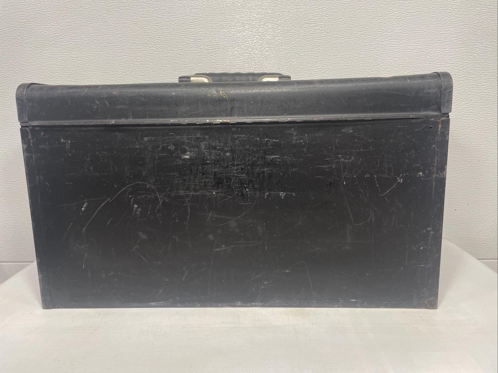 VINTAGE EXCEL 20" STEEL TOOL BOX w/TRAY 3 Drawer Structurally In Good Condition