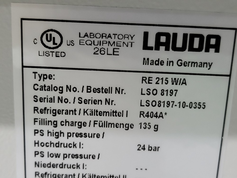 Lauda Ecoline Staredition RE215W/A Recirculating Chiller (As-Is)