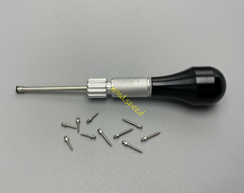 13Pcs Dental Orthodontic Mini Implants Micro Screw Self Drilling+1Pc Screwdriver