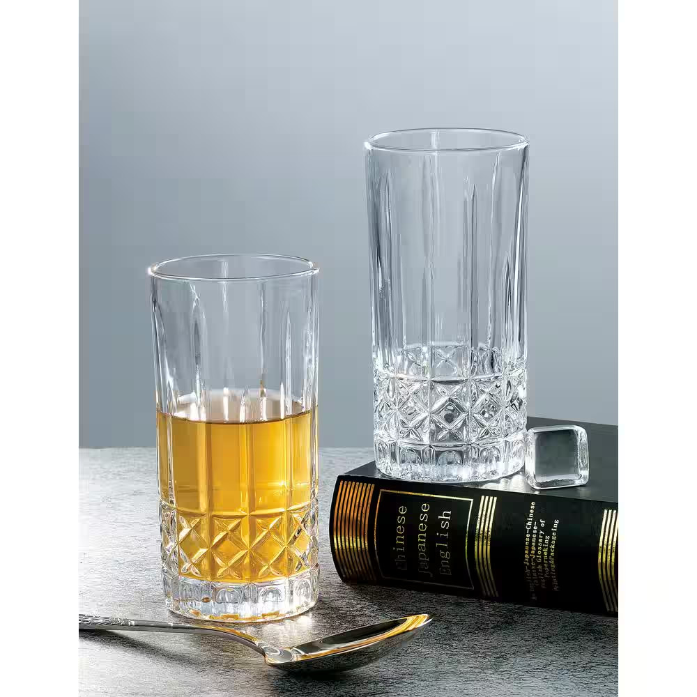 12 Oz. Textured Highball Drinking Glass (Set of 6)