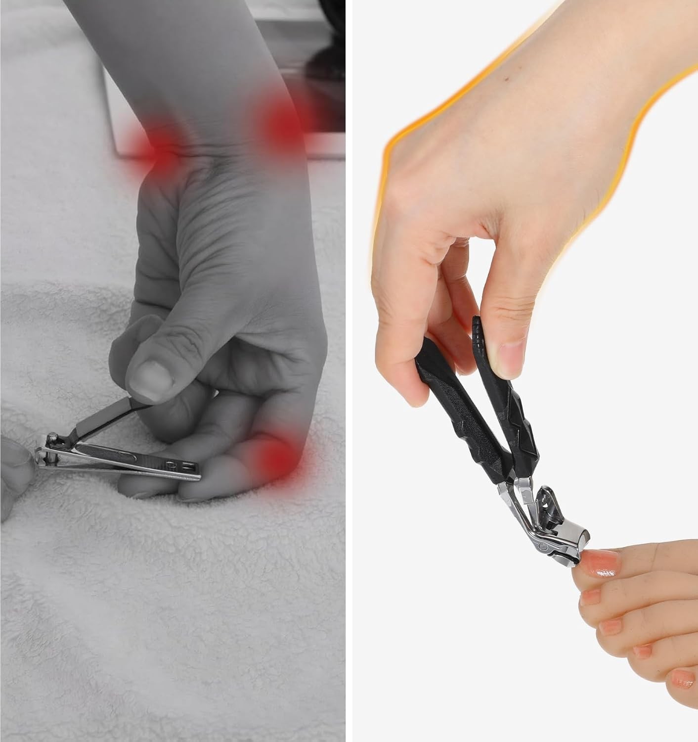 Extra Large Toe Nail Clippers For Thick Nails Heavy Duty Stainless Professional