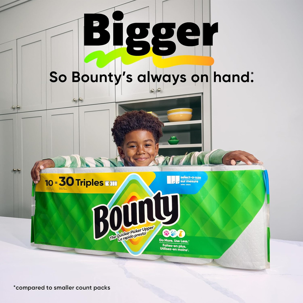 Paper Towels Select-A-Size White, 6 Double Rolls, 82 Sheets per Roll