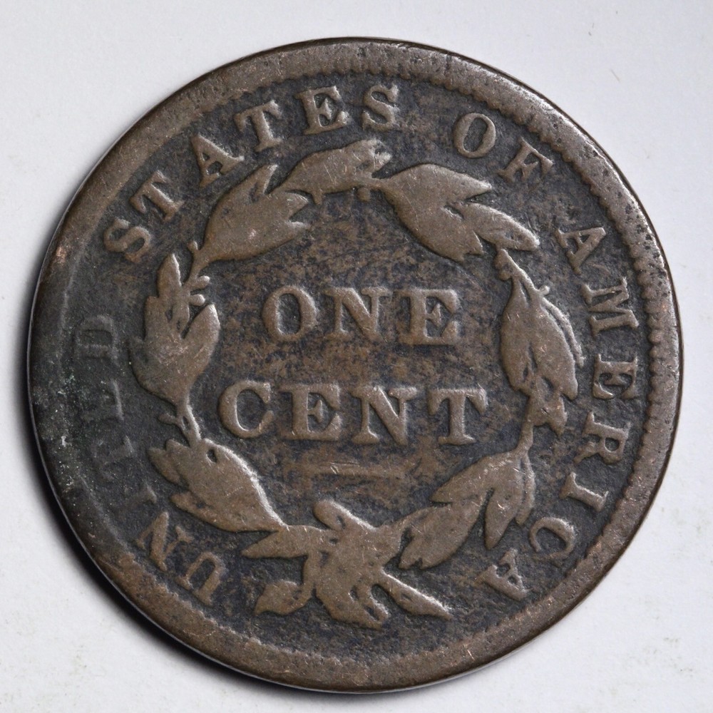 1838 Coronet Head Large Cent CHOICE FINE E211 KCH