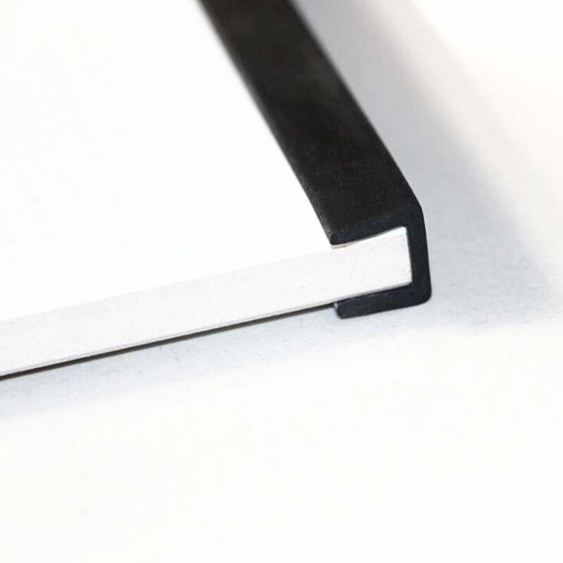 Edging Protection Frame Profile Rubber Trim Seal Flat Round U Shaped Slot 1-12mm