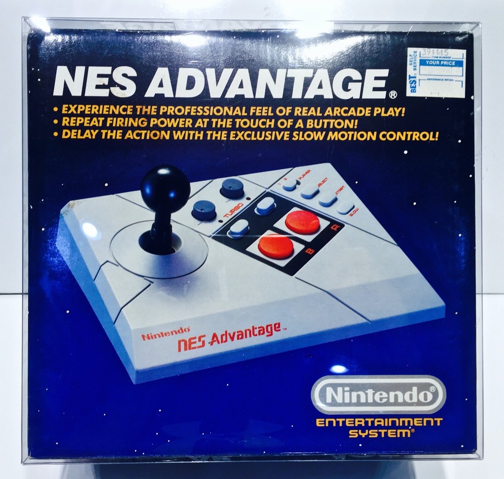 1 Box Protector for the Original NES ADVANTAGE Box! Clear Display Case Nintendo