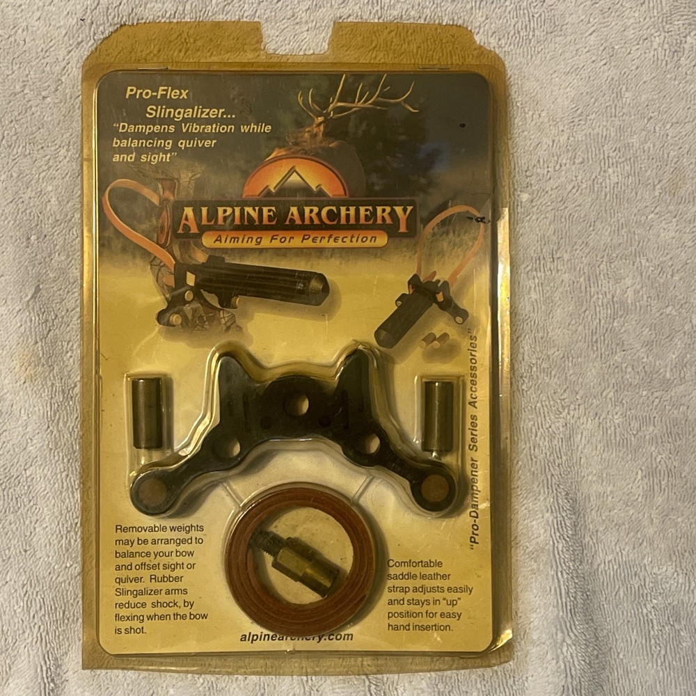 Alpine Archery Pro Flex Slingalizer w/Removable Weights