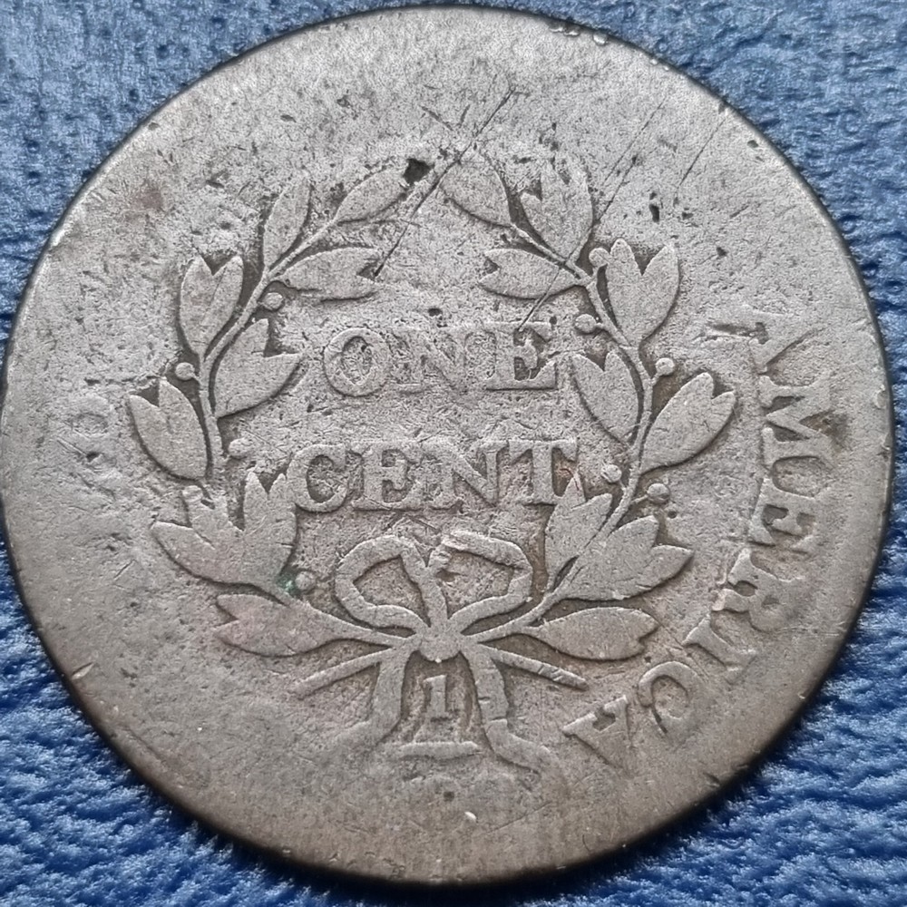1801 Draped Bust Large Cent 1c Circulated #72103