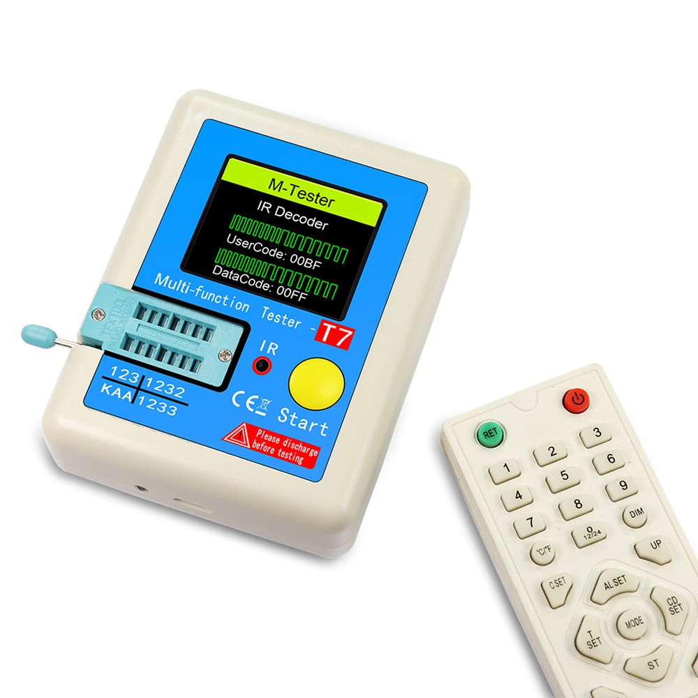 Transistor Meter -T7 Multi-Function Capacitance Resistance Tester Full C0M8